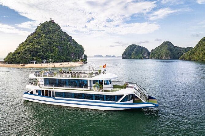 1-Day Halong Luxury Cruise,Buffet Meal,Sunset Party,Cave & Island - Key Points