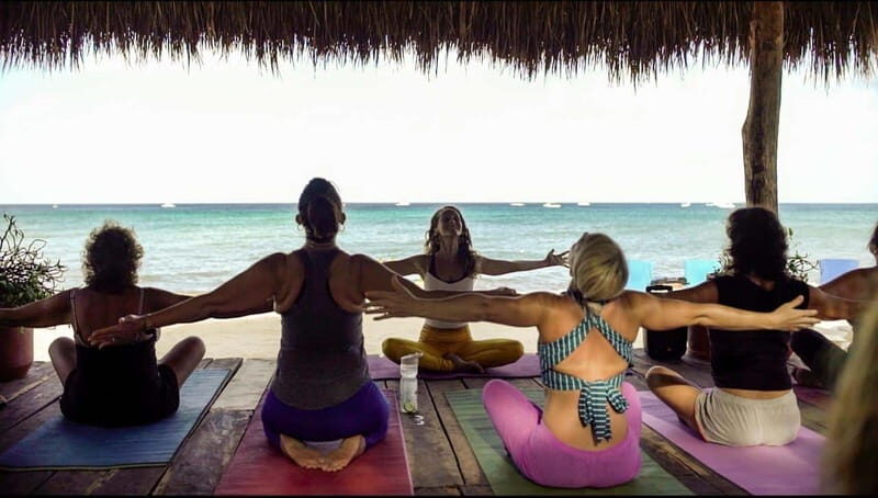 1 day of yoga with bike tour to the Cozumel cenote - Exploring the Itinerary in Detail