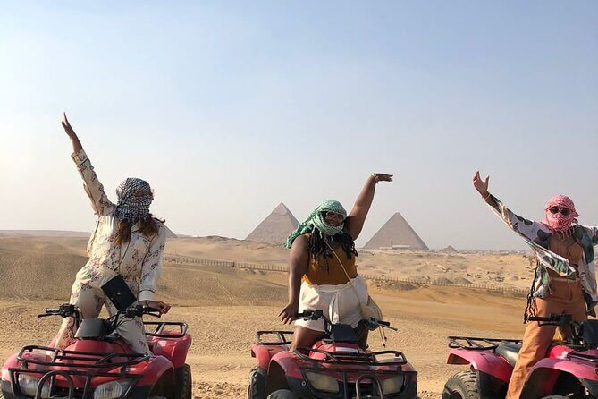 1 Hour Desert Safari By ATV Quad Bike around Giza Pyramids - The Itinerary in Detail