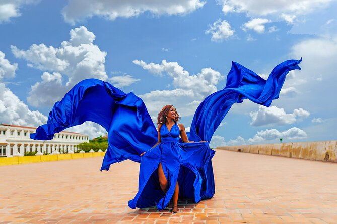 1-hour-private-photoshoot-with-flying-dress-rental-in-cartagena