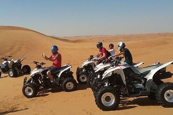 1-Hour Quad Bike Adventure: BBQ Dinner, Sandboarding & Shows! - Key Points