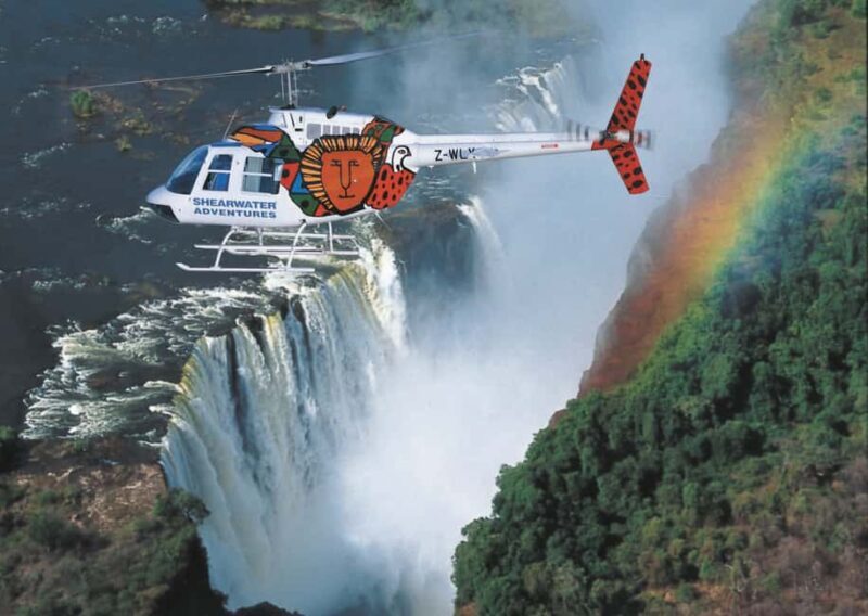 12-15 minutes Helicopter flight over the Victoria Falls - What You Can Expect from the Tour  