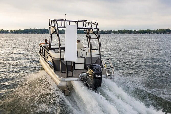 12-hour-double-decker-pontoon-with-slide-on-yellow-lake