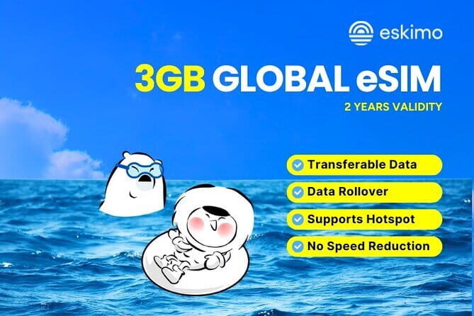1GB -30GB Global Data Plan, Stay Connected Wherever you go - Introduction: Why We Love the Eskimo eSIM Plan
