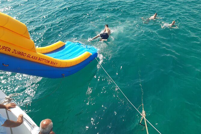 2.5 hour Glass Bottom Boat Trip, Snorkeling, Sliding and Fun - Wrapping It Up