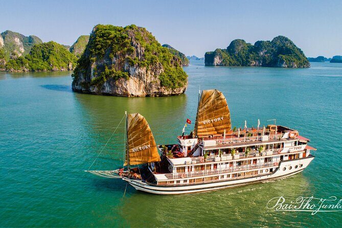 2-Day Halong Bay Getaway Aboard Victory Cruise from the Harbor - Key Points