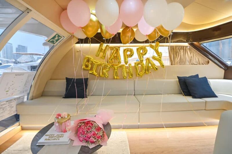 2 Hour Birthday Celebration on a Yacht in Dubai - A Detailed Look at the Yacht Experience
