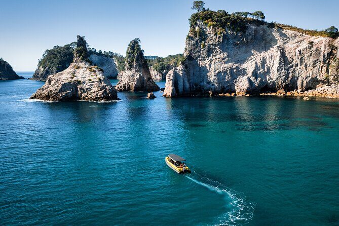 2 Hour Cathedral Cove and Volcanic Coast Cruise with Shade Canopy - Price and Value for Money