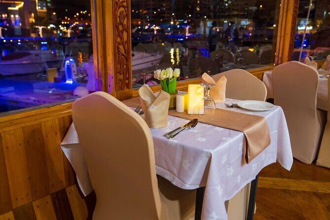 2-Hour Dubai Marina Dinner Cruise - The Experience That Comes with the Tour