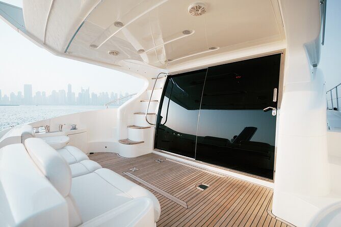 2 hours Dubai private luxury yacht 55ft tour - The Sum Up