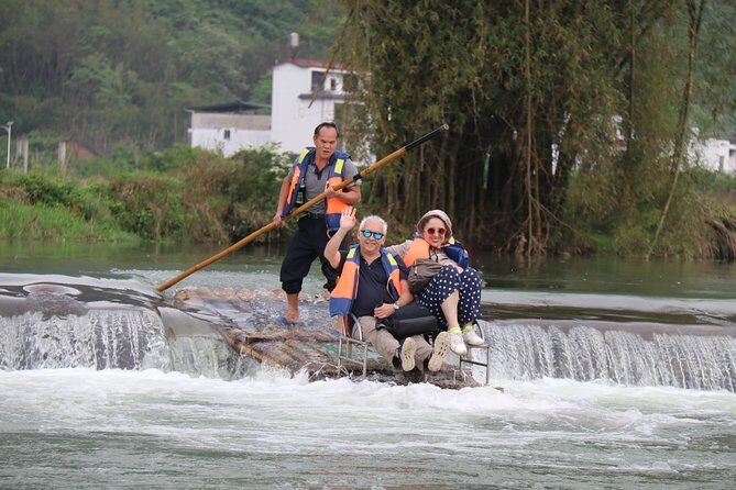 2-hours Yangshuo Yulong Bamboo Boat Tour with the Round-way Private Transfers - Engaging with Yangshuo: A Self-Guided Bamboo Boat Adventure from Guilin