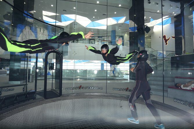 2 indoor skydiving flights - Key Points