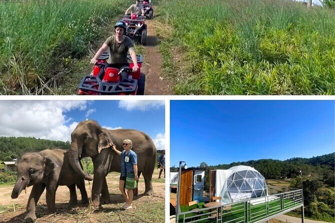 2D1N: ATV Ride, Elephant Sanctuary, Overnight in Stylish Dome - A Closer Look at the 2D1N ATV and Elephant Sanctuary Tour in Chiang Mai