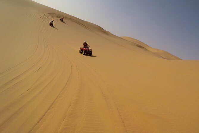 2hr COMBO - 1hr Lie-down Sandboarding and 1hr Quad Bike ride - Key Points