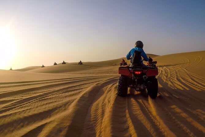 2hr COMBO - 1hr Lie-down Sandboarding and 1hr Quad Bike ride - An Authentic Look at the Tour Experience