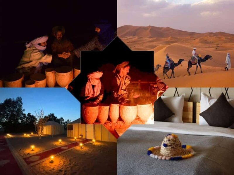 3 days luxury camp stay with sandsurf from Fes to Marrakech - Key Points