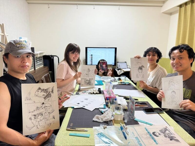 3-hour-manga-drawing-workshop-in-tokyo