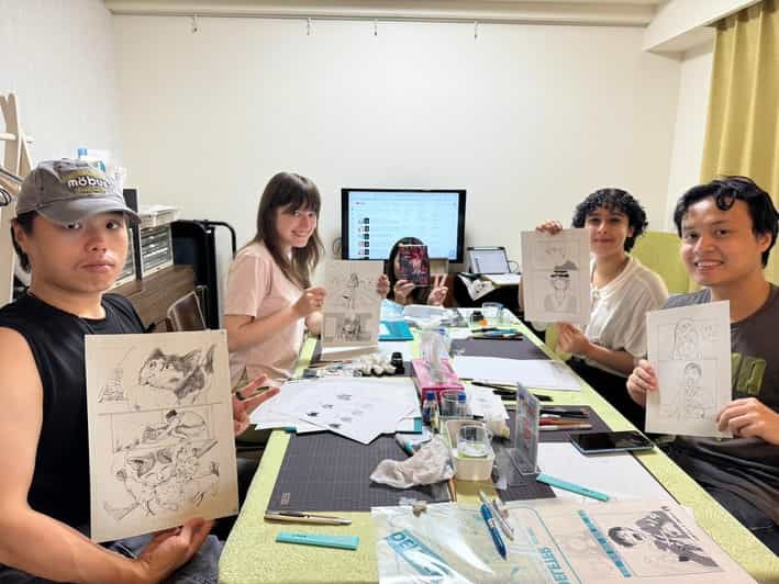 3-hour-manga-drawing-workshop-in-tokyo
