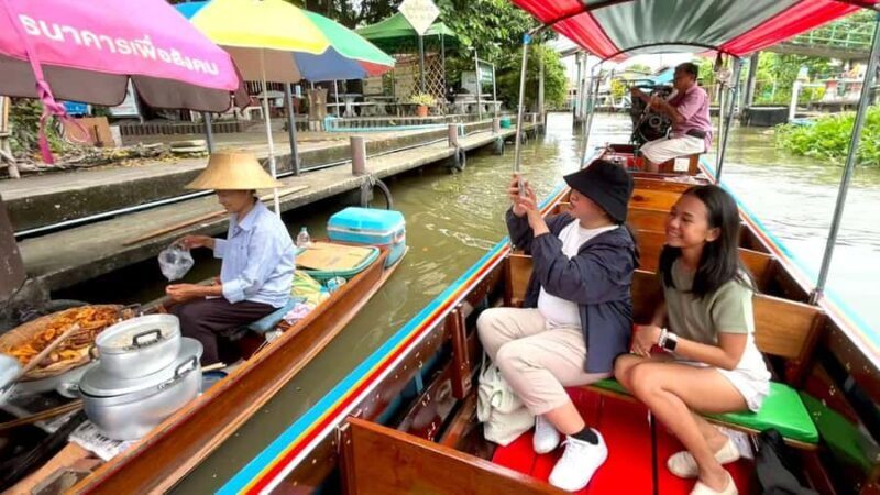3 Hrs Private boat Tour Bangkok Floating Market by Flat Boat - The Sum Up