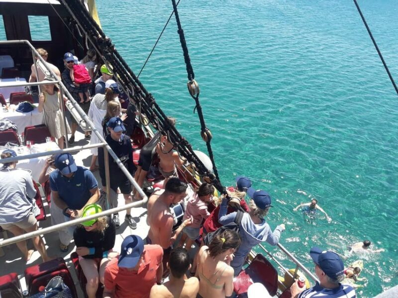3 Island Cruise to Nisyros, Volcano, St.Antonios, Yali & BBQ - The Sum Up