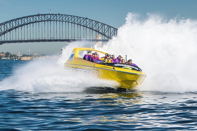 30-Minute Sydney Harbour Jet Boat Ride on Thunder Twist - Who Will Love This?