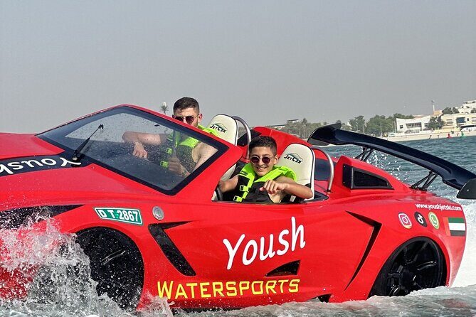 30Min Jetcar Dubai with Burj Al Arab Views-Free Ice Cream - Key Points