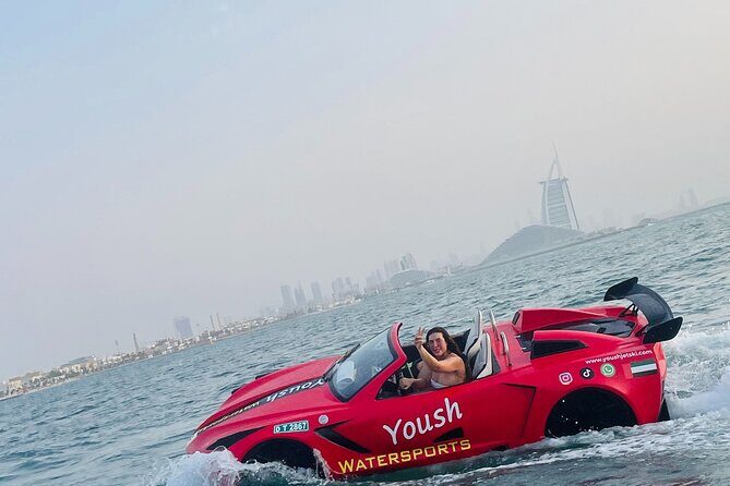 30Min Jetcar Dubai with Burj Al Arab Views-Free Ice Cream - FAQs
