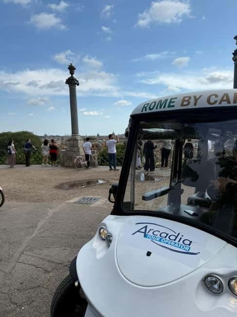 3H Rome: Roman Churches and Food at sunset on a Golf Cart - FAQ