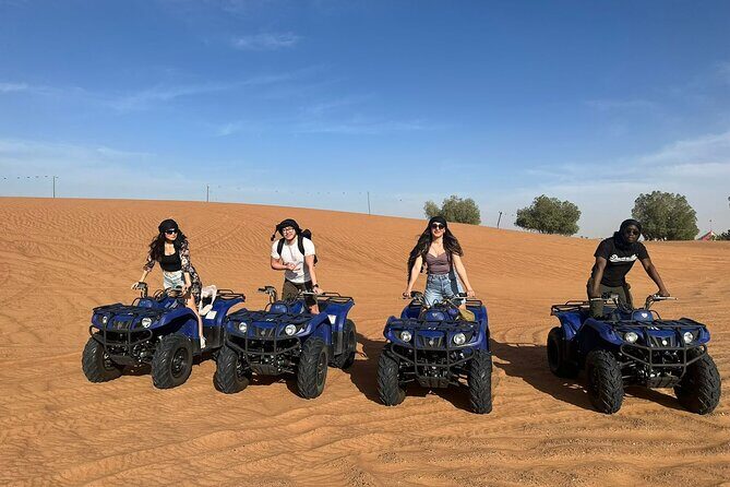 4 Hours Desert Tour with Quad Bike Camel Ride & Sandboard - Key Points