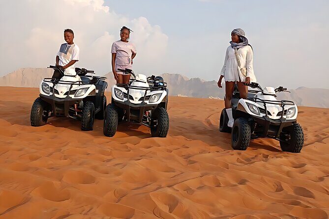 4 Quad Bikes Tour with pick up & drop off Included 4 persons - Exploring the Dubai Desert on Quad Bikes: An In-Depth Look