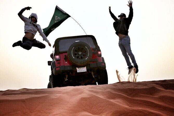 4X4 Dune Bashing with Sand Boarding in Pyramids of Saudi Arabia - An Authentic Saudi Desert Adventure
