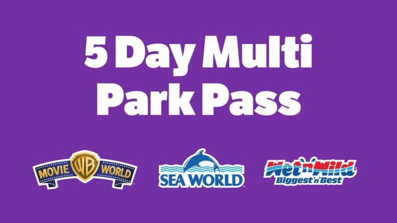 5-Day Theme Park Pass & Sea World Cruise Combo Ticket - FAQs