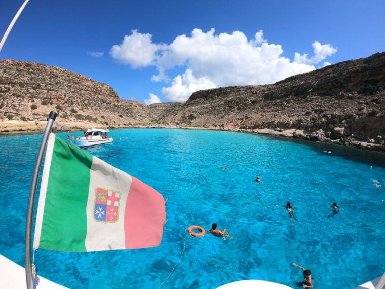 5-hours-lampedusa-boat-tour-with-sandwich-sup-and-snorkeling