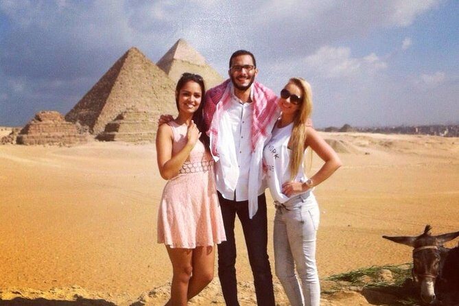 8-Hour Private Tour of the Pyramids,Museum and Bazaar including camel ride - Key Points