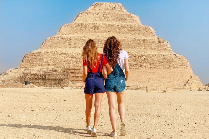8-hours Giza pyramids ,sphinx , Sakkara step pyramids Memphis old city - Transport, Timing, and Practical Details