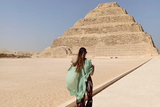 8-hours Private tour Giza pyramids,Sphinx,camel,Sakkara &Memphis - Exploring the Giza Pyramids and Sphinx