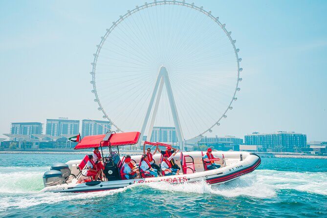 90 Mins Speedboat Tour Dubai Marina JBR Atlantis and Burj Al Arab - Key Points