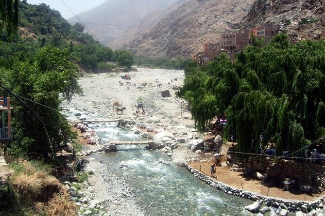 A day in the Ourika valley and in the Atlas - Lunch at the River’s Edge: A Moroccan Delight