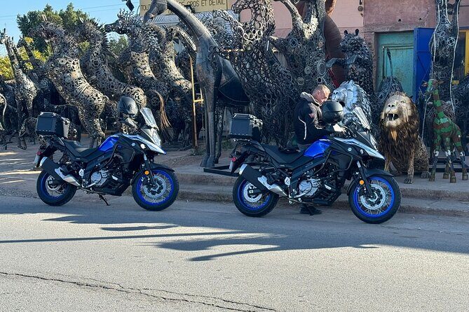 A Day of Motorcycle Ride from Marrakech - Starting Point: Marrakech Medina and Departure 