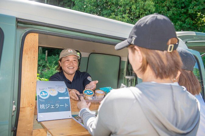 A Peach-Lovers Treat: Orchard Walk & Peach-Topped Soft Serve - The Sum Up