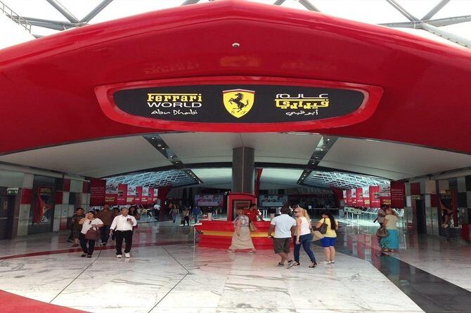 Abu Dhabi City Tour with Ferrari world Full Day - Transportation and Group Size