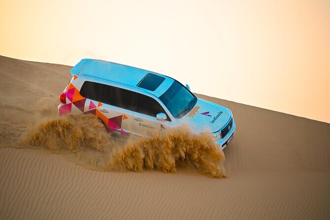 Abu Dhabi Evening Desert Safari - Private car Dune bashing & BBQ - Starting with Convenience and Comfort
