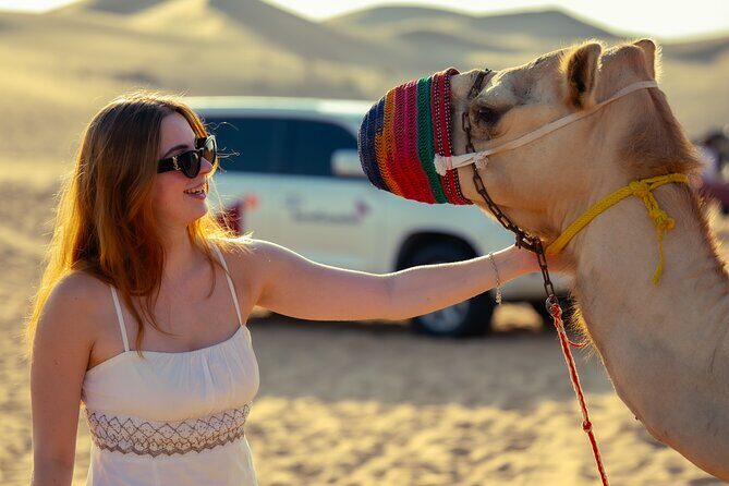 Abu Dhabi Evening Desert Safari - Private car Dune bashing & BBQ - Sunset and Photography Opportunities