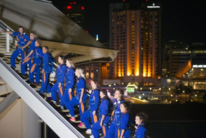 Adelaide: Adelaide Oval Night Roof Climb with Drink - The Detailed Itinerary