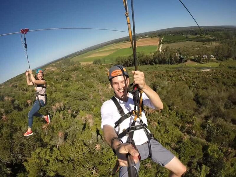 Adrenalin Addo Adventure Park: Zipline and Superman - The Thrill of Superman and the Regular Zip  