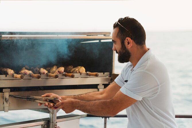 ADULTS 16+ LUXURY YACHT - from Protaras Cypriot lunch & 1 drink - A detailed look at the luxury yacht cruise from Protaras