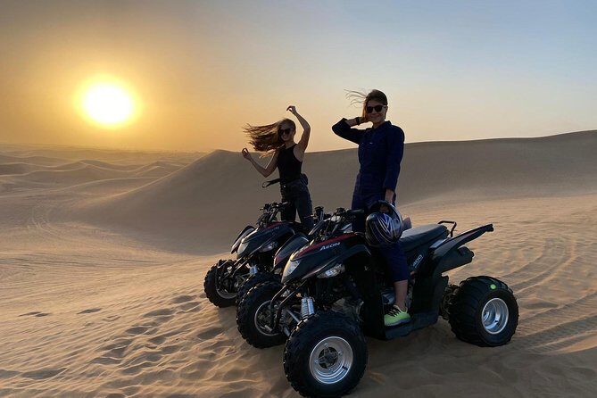 Adventure quad bike tour ( 2 hour private quad biking to deep desert ) - Key Points