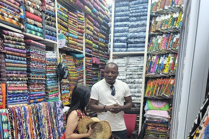African custom clothing making experience with fabric tour - Key Points  