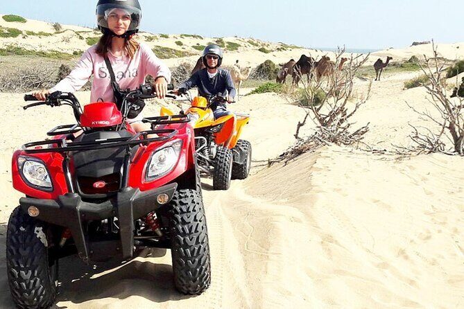 Agadir Dune Quad Bike and Sunset Camel ride Adventure - Key Points