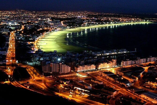 agadir night by cable car kasbah& visite souk & marina night - Key Points